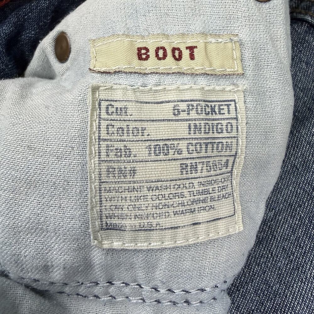Vtg Abercrombie & Fitch 1892 Jeans Women 8R Bootcut Button Fly Distressed USA - Picture 4 of 16